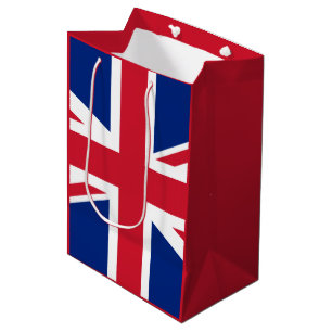 Sacola Para Presentes Média bandeira britânica