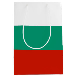 Sacola Para Presentes Média Bandeira da Bulgária