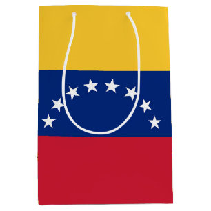 Sacola Para Presentes Média Bandeira da Venezuela