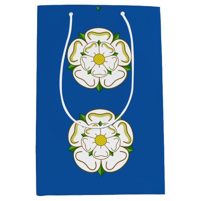 Sacola Para Presentes Média Bandeira de Yorkshire (Frente)