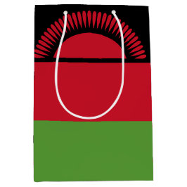 Sacola Para Presentes Média Bandeira do Malawi