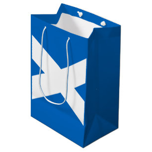 Sacola Para Presentes Média Bandeira escocesa