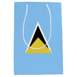 Sacola Para Presentes Média bandeira santo Lúcia