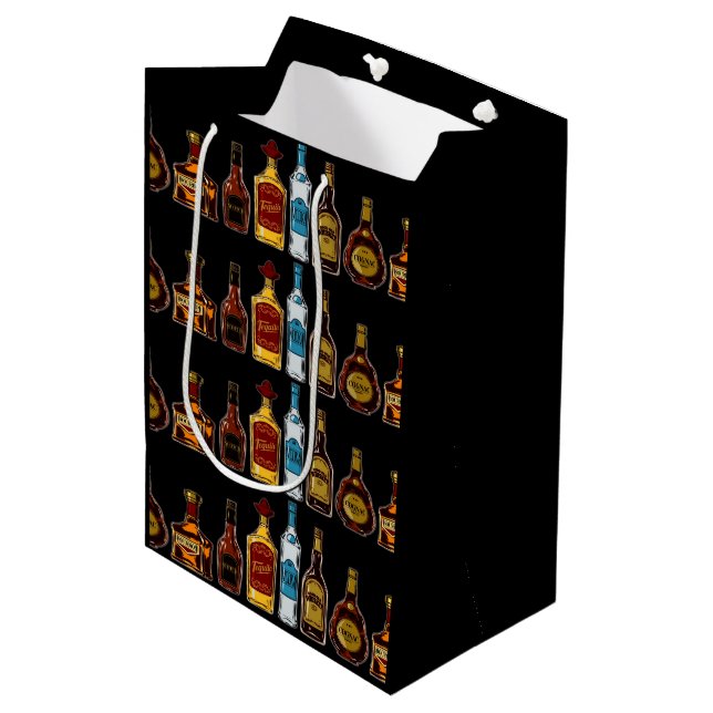 Sacola Para Presentes Média Bar Aberto  (Frente inclinada)