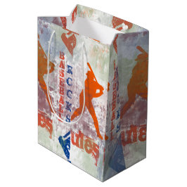 SACOLA PARA PRESENTES MÉDIA BASEBALL