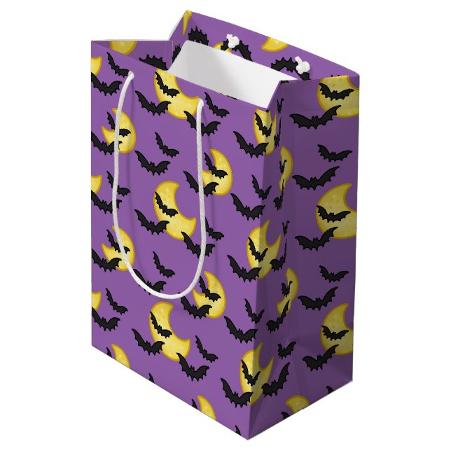 Sacola Para Presentes Média Bat and Moon Gift Bag (Verso inclinado)