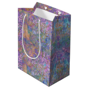 Sacola Para Presentes Média Batik Enchanted da floresta
