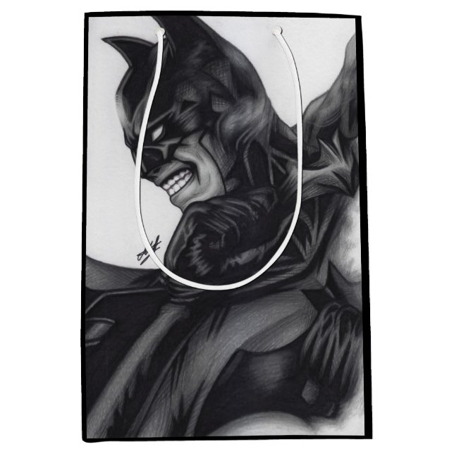 Sacola Para Presentes Média Batman ~ Bruce Wayne (Frente)