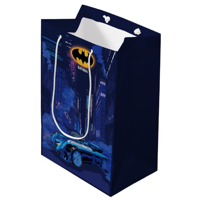 Sacola Para Presentes Média Batman Gotham City Night Patrol (Frente inclinada)