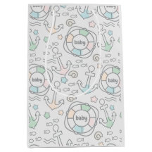 Bebê Ahoy - Saco de Presente Náutico