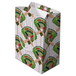 Sacola Para Presentes Média Beisebol Stitches... Nos Casamos 4 GIFT BAG M