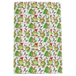 Sacola Para Presentes Média Bela Sapo de Natal - Kawaii Animal
