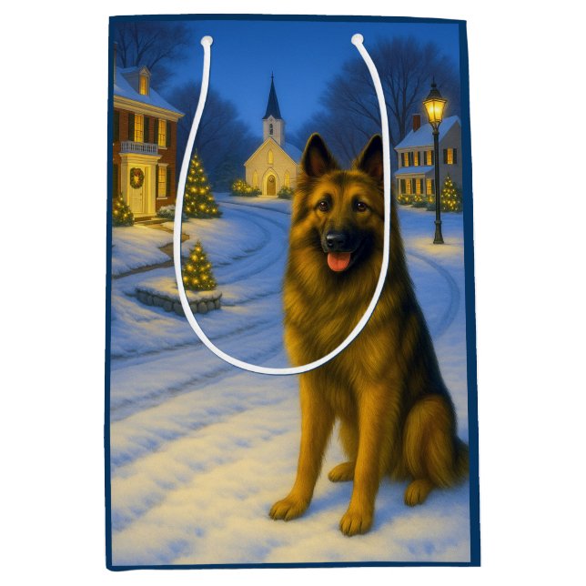 Sacola Para Presentes Média Belgian Tervuren  (Frente)