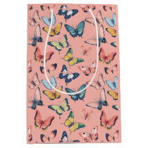 Belo Impressão de borboleta colorida