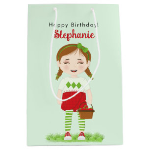 Sacola Para Presentes Média Berry Sweet Birthday