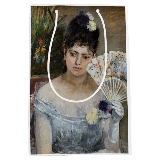 Sacola Para Presentes Média Berthe Morisot - No Bal (Frente)