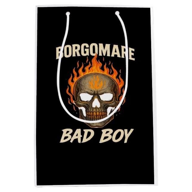 Sacola Para Presentes Média Bgm Bad - Skeleton Hands Heart (Frente)