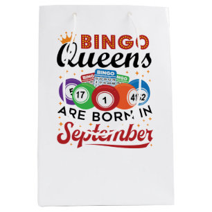 Sacola Para Presentes Média Bingo Queens São Nasceres em setembro