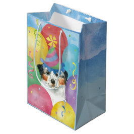 Sacola Para Presentes Média Birthday Balloons Aussie