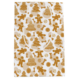 Sacola Para Presentes Média Biscoitos com ossos de cão