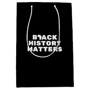 Sacola Para Presentes Média Black History (História Negra) Importa o Médio Gif