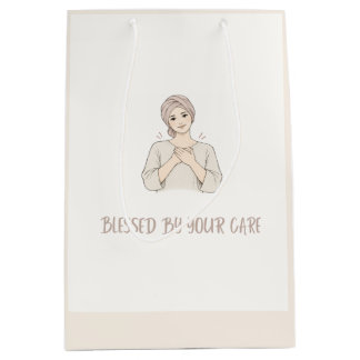Sacola Para Presentes Média Blessed by you