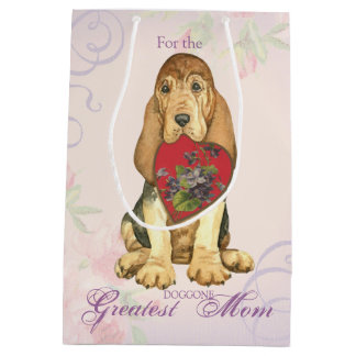 Sacola Para Presentes Média Bloodhound Heart Mãe