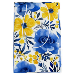 Sacola Para Presentes Média Blooming Beaut Bift Bag