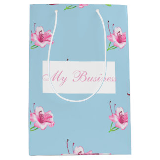 Sacola Para Presentes Média Blue mug with pink Lilly's 