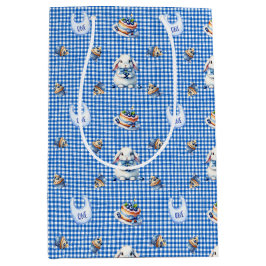 Sacola Para Presentes Média Blueberry Bunny’s First Birthday Bash!