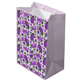Sacola Para Presentes Média Blush & Bloom Eggplant Collection – Soft Lilac