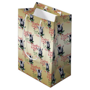 Sacola Para Presentes Média BOCA Natal Deseja O Bebê Goat Kisses Nigeriano