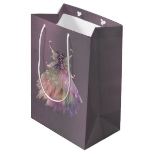 Sacola Para Presentes Média Bohemian Fairy Ball Gown   Chá de vinho de Mão Mud