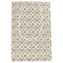 Sacola Para Presentes Média Boho Enfeites de natal Warm Vintage Winter