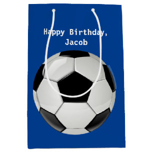 Sacola Para Presentes Média bola Azul Personalizada