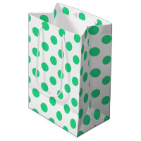 Bolinhas verdes e brancas
