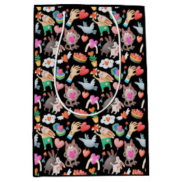 Sacola Para Presentes Média Bolsa de papel San Valentín