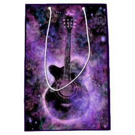 Sacola Para Presentes Média Bolsa de Presente de Guitarra Clássica