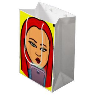 Sacola Para Presentes Média Bolsa de presente de Petra