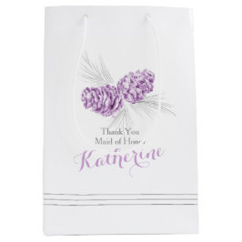 Sacola Para Presentes Média Bolsa de presente de presente de desenho de pinho 