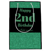 bolsa de presente de segundo aniversário personali