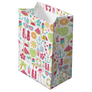 Sacola Para Presentes Média Bolsa de Presente de Verão