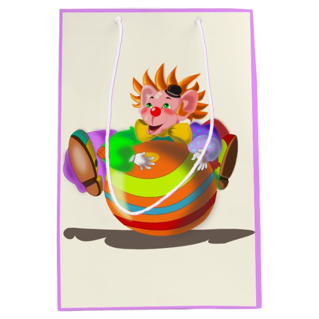 Sacola Para Presentes Média Bolsa de Presente Feliz (Frente)