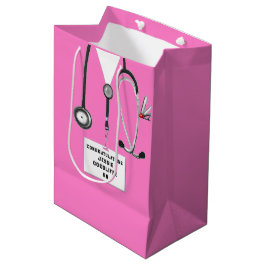 Sacola Para Presentes Média Bolsa de Presente Média para Formatura de Enfermag
