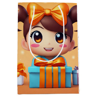 Sacola Para Presentes Média Bolsa de Presente Médio de Papel