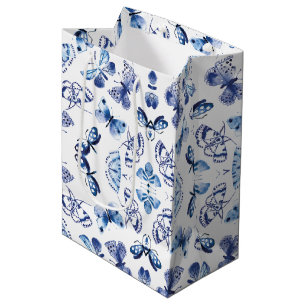 Sacola Para Presentes Média Bolsa de Presentes de Borboletas