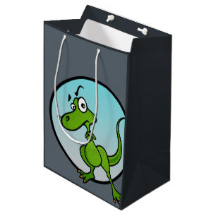 SACOLA PARA PRESENTES MÉDIA BOLSA DE PRESENTES DE MEIO MEIO DE MATTE DE DINOSS