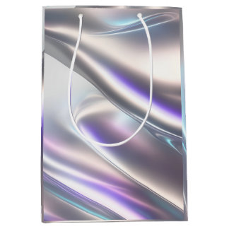 Sacola Para Presentes Média Bonita bolsa de presente única e iridescente