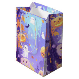 Sacola Para Presentes Média Bonito Halloween