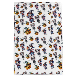 Sacola Para Presentes Média Bonito Halloween